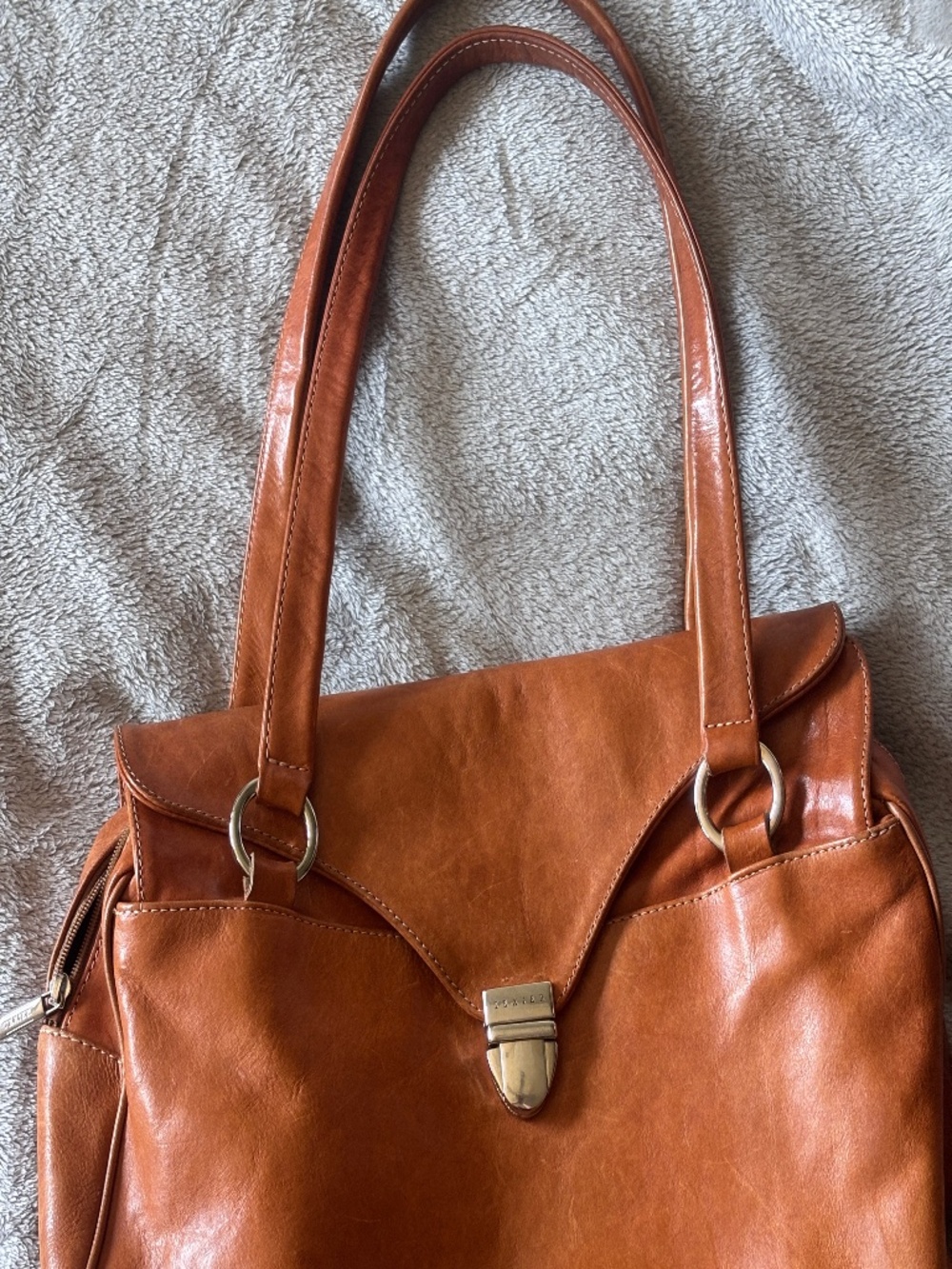 Texier leather purse